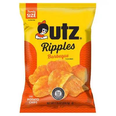 Utz Ripples Barbeque Potato Chips