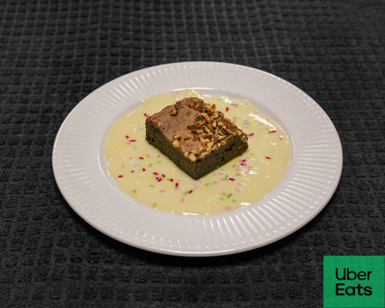 Brownie à la Créme Anglaise