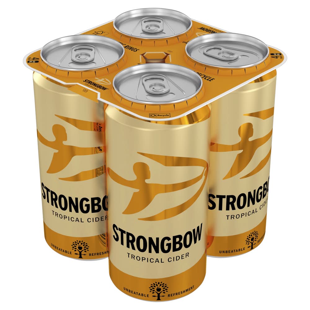 Strongbow Tropical Cider (4 x 440ml)