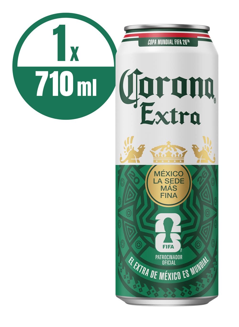 Corona · Cerveza extra lager (710 ml)