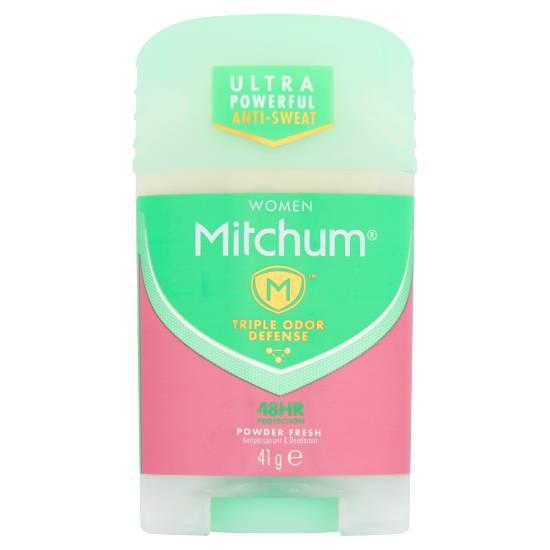 Mitchum Women Triple Odor Defense 48hr Protection Powder Fresh Antiperspirant & Deodorant (41g)