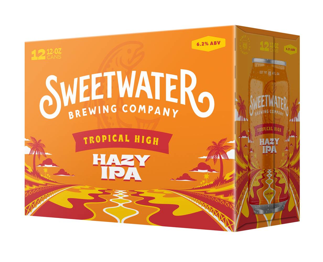 Sweetwater Brewing Co Hazy Ipa Beer (12 pack, 12oz)