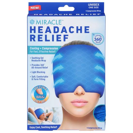 Ontel Miracle Unisex Headache Relief Compression Wrap