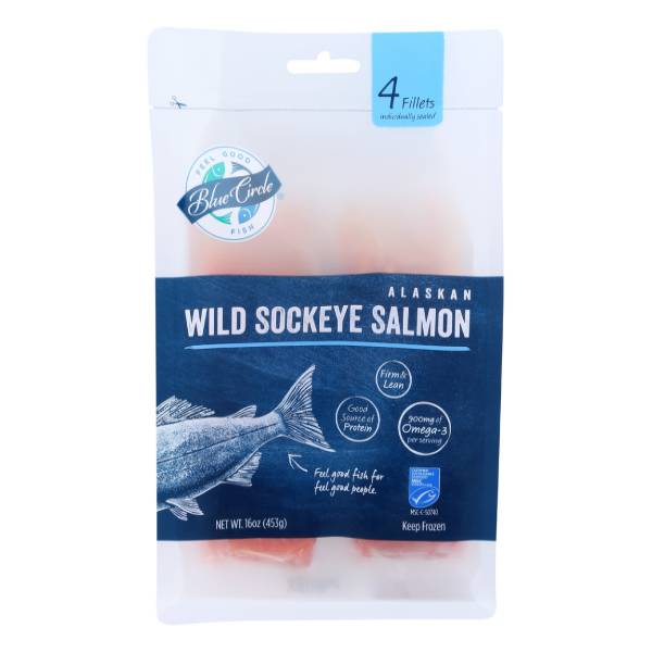 Blue Circle Foods Wild-Caught Sockeye Salmon