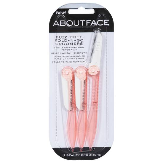About Beauty About Face Fuzz-Free Folding Facial Razor (3 ct)