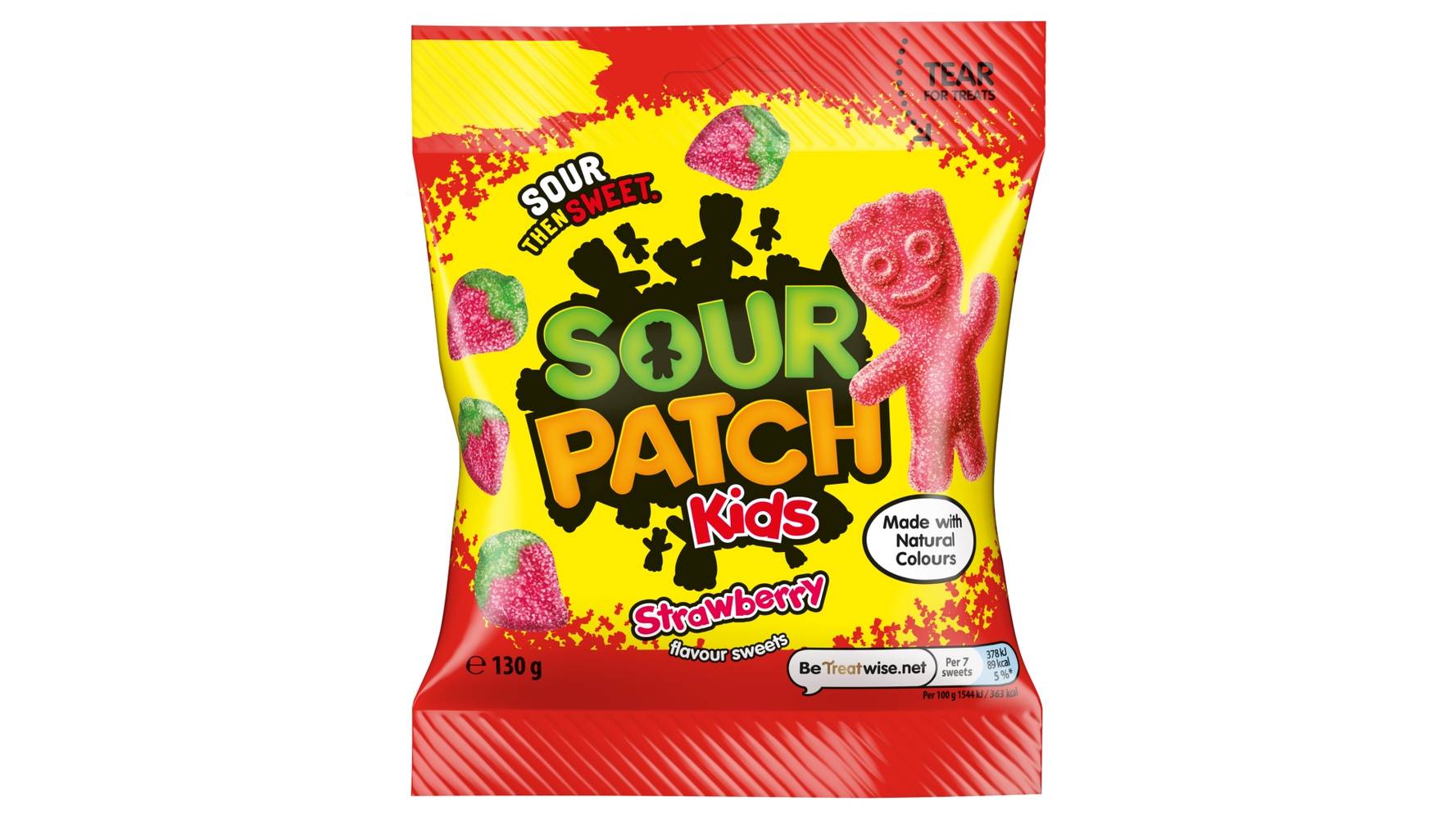 Sour Patch Kids Strawberry, Sweets (130g)