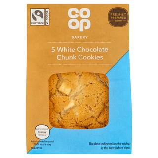 Co-op White Chocolate Chunk Cookies