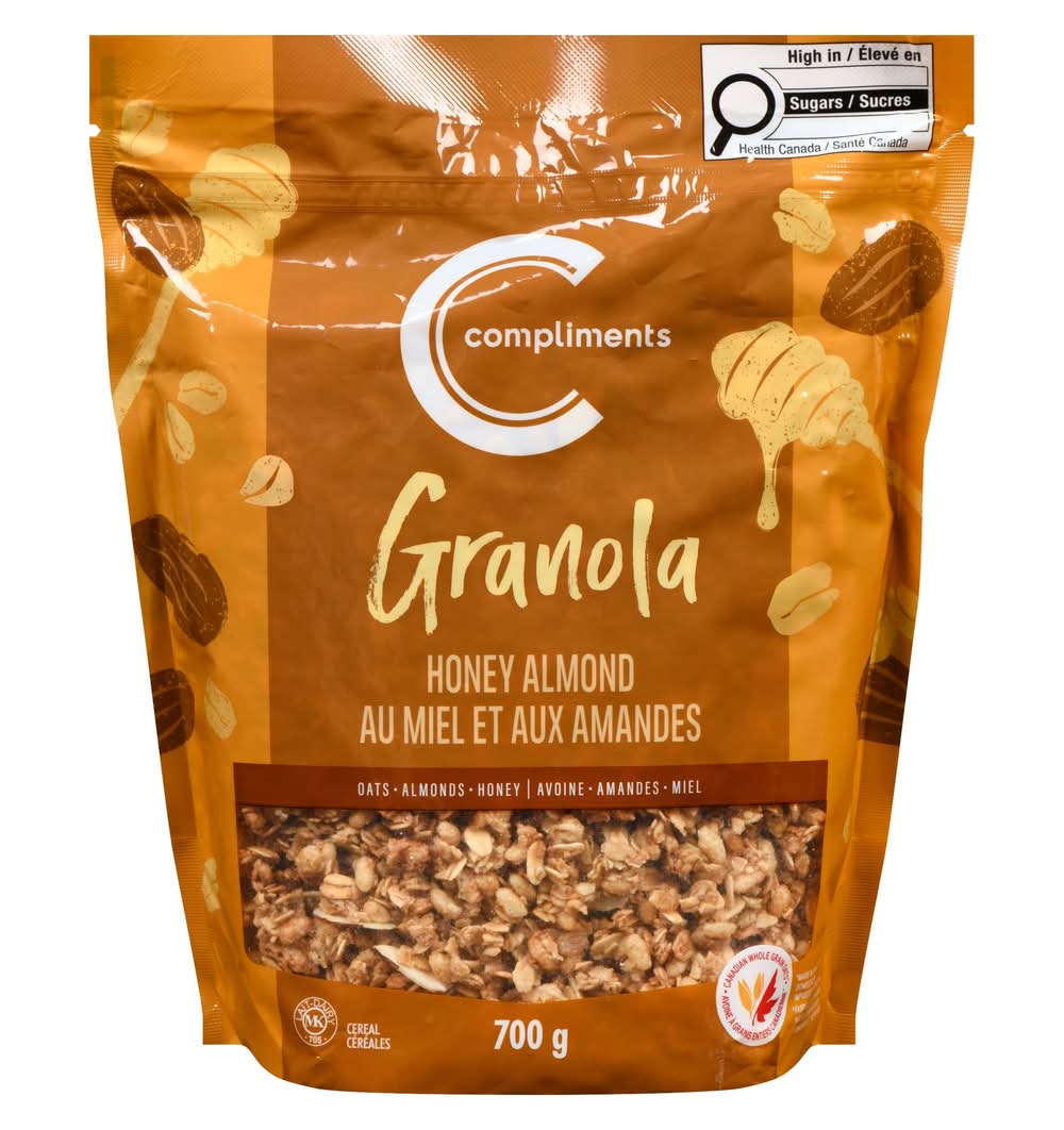 Compliments Granola, Honey-Almond (700 g)