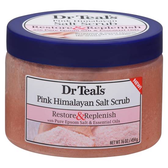 Dr Teal's Restore & Replenish Pink Himalayan Salt Scrub
