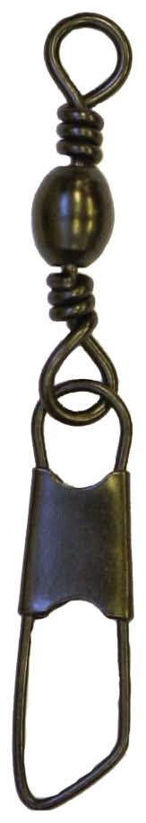 Eagle Claw Barrel Safety Snap Swivel - 20 Pack (Black, 20)