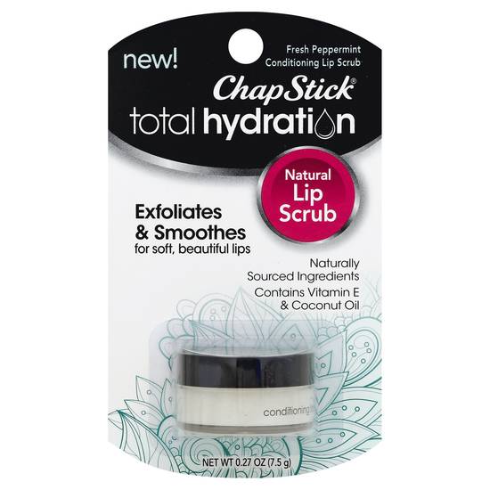 Chapstick Fresh Peppermint Conditioning Lip Scrub