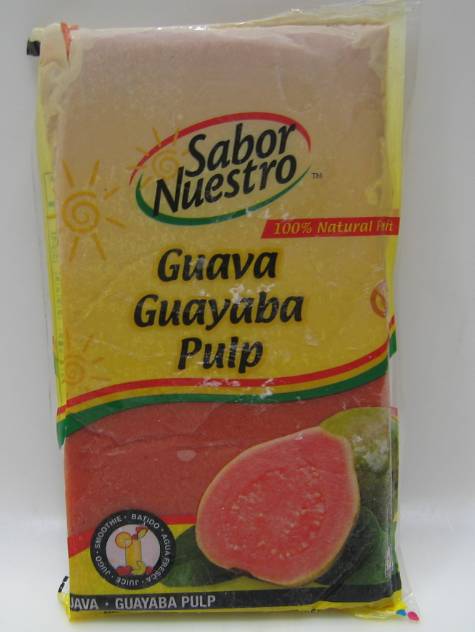 Frozen Sabor Nuestro - Guava Pulp - 14 oz Pack