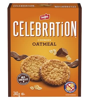 Célébration biscuits aux flocons d'avoine - oatmeal cookies (chocolat au lait)