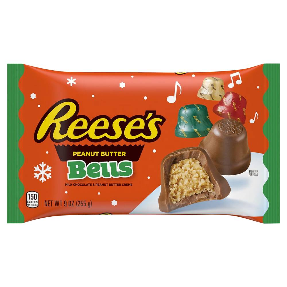 Reese's Bells Shape Peanut Butter Milk Chocolate (9 oz)