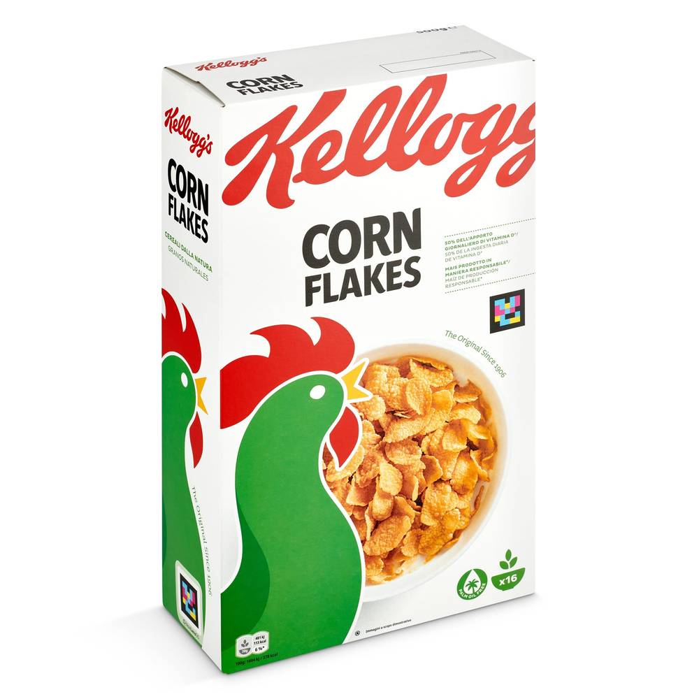 Cereales Copos De Maíz Corn Flakes Kellogg'S Corn Flakes Caja 500 G