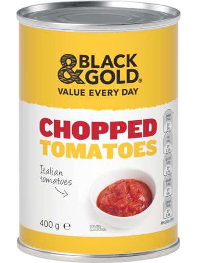 Black Gold Chopped Tomatoes (400g)