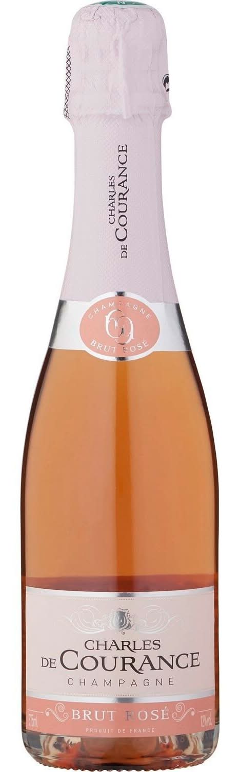 Charles de Courance - Champagne brut rosé (375ml)