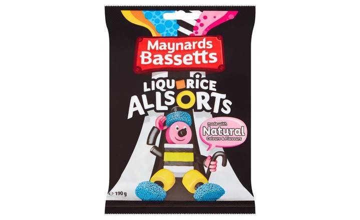 Maynards Bassetts Liquorice Allsorts 190g (375346) 