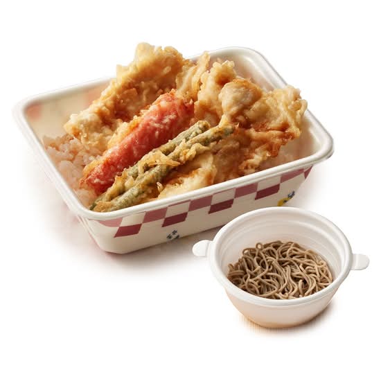 とり天丼弁当（冷小藪そば）セット