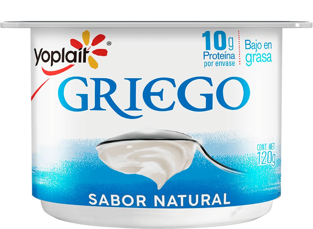 Yoplait · Yoghurt griego natural bajo en grasa (120 g)