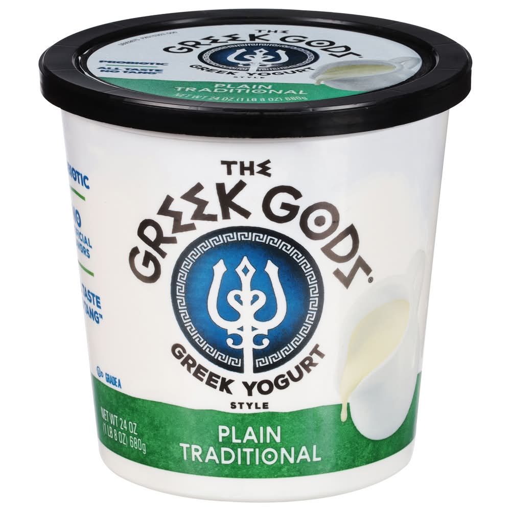 The Greek Gods Plain Traditional Yogurt, Greek Style (24 oz)