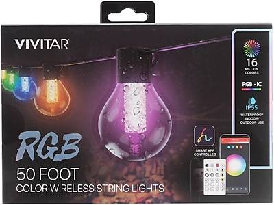 Vivitar Smart Rgb Wireless String Light (multicolor)