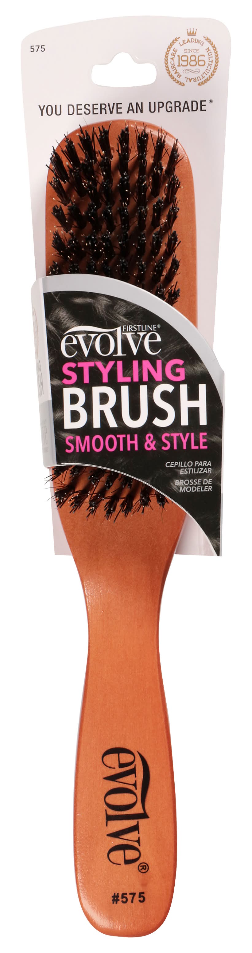 Evolve Natural Boar Styling Brush (1.1 oz)