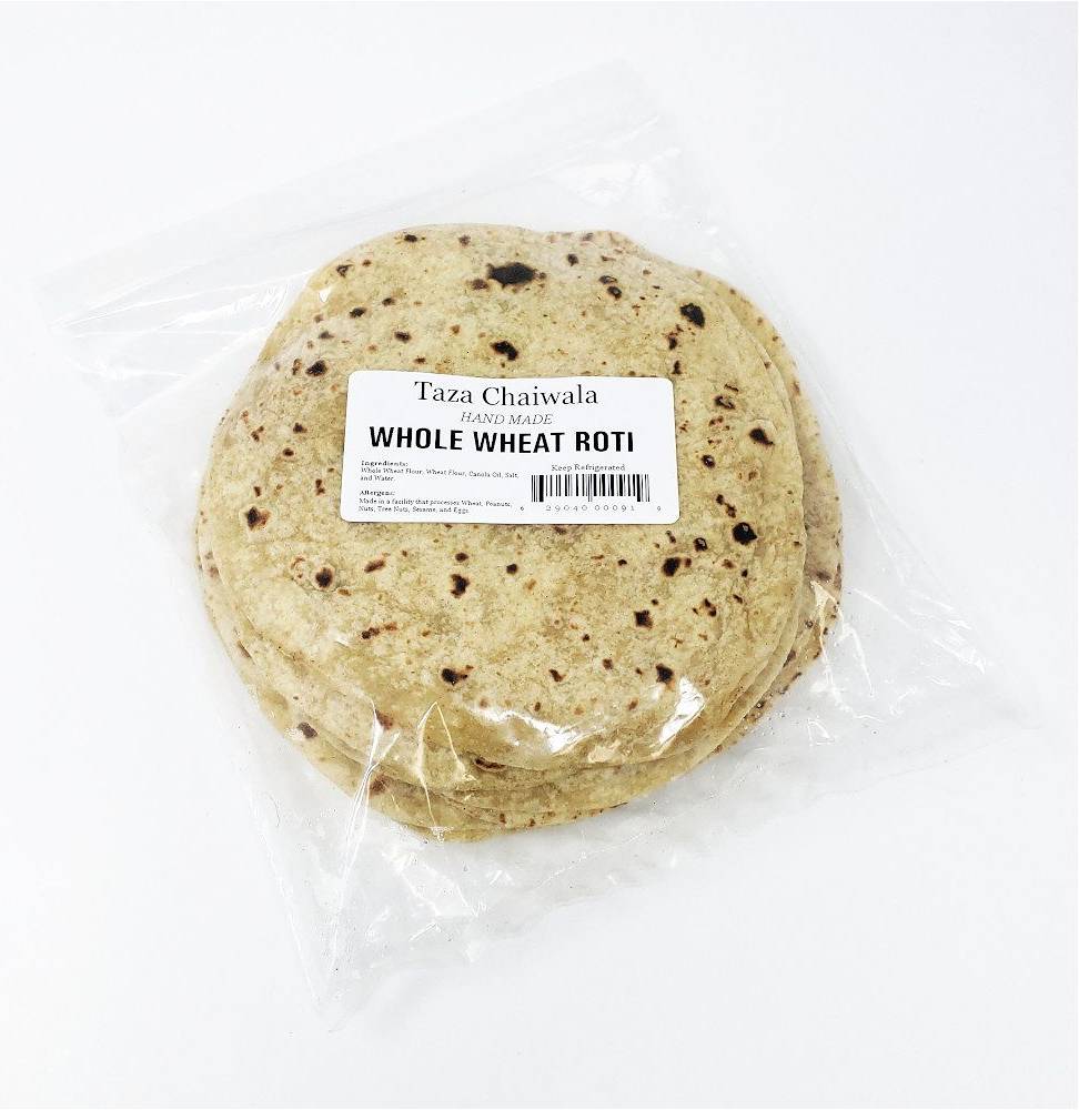 Taza Chaiwala Hand Made Whole Wheat Chapati Roti (400 g, 8 ct)