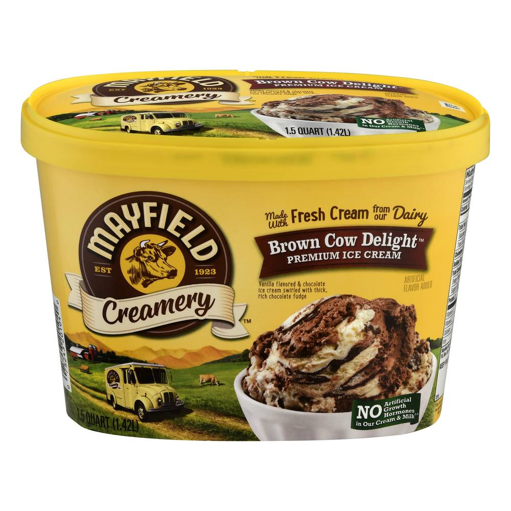 Mayfield Creamery Premium Brown Cow Delight Ice Cream