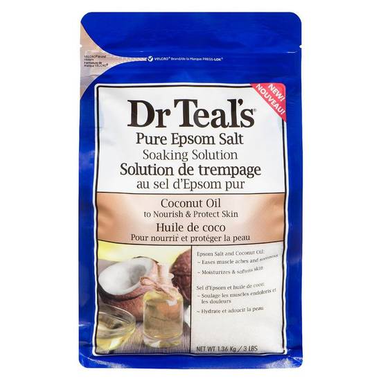 Dr Teal's Soaking Solution Pure Epsom Salt (1360 g)