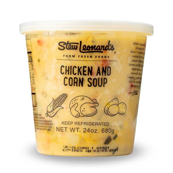 Stew Leonard's Chicken & Corn Soup (24 oz)