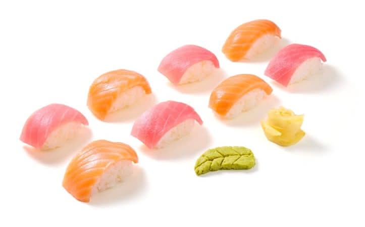 Jumbo Nigiri Tuna and Salmon Sushi Combo