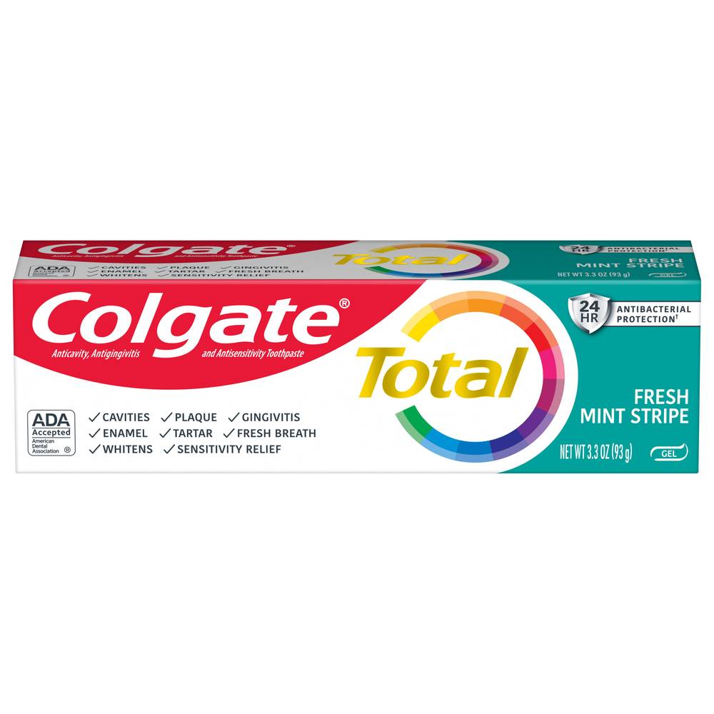 Colgate Total Whole Mouth Health Toothpaste Fresh Mint Stripe