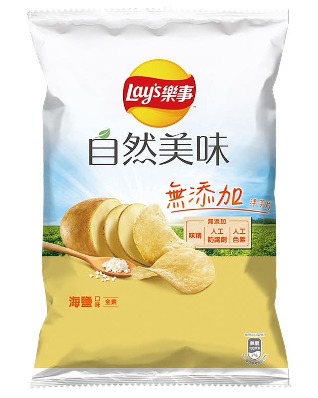 樂事自然美味海鹽口味洋芋片70g <70g克 x 1 x 1PACK包>