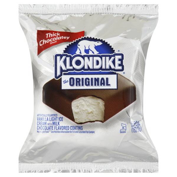 Klondike Original Ice Cream Bar, Chocolate-Vanilla (5.5 fl oz)