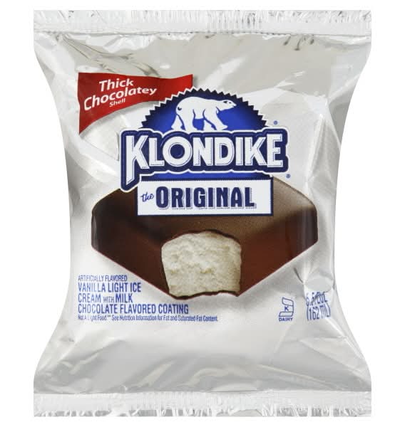 Klondike Original Ice Cream Bar, Chocolate-Vanilla (5.5 fl oz)