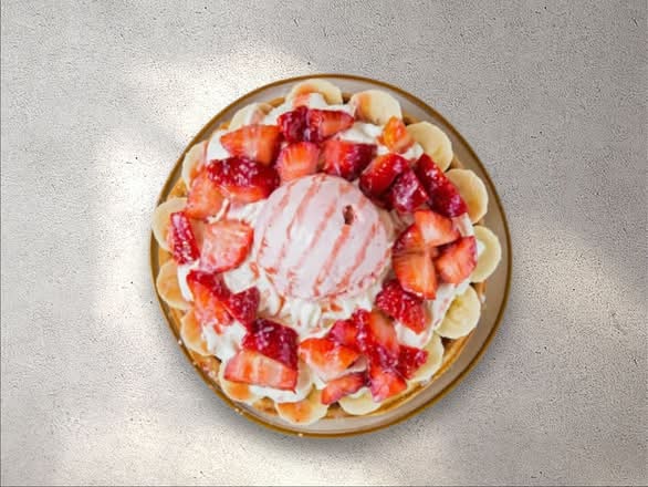 Strawberry Banana Waffle