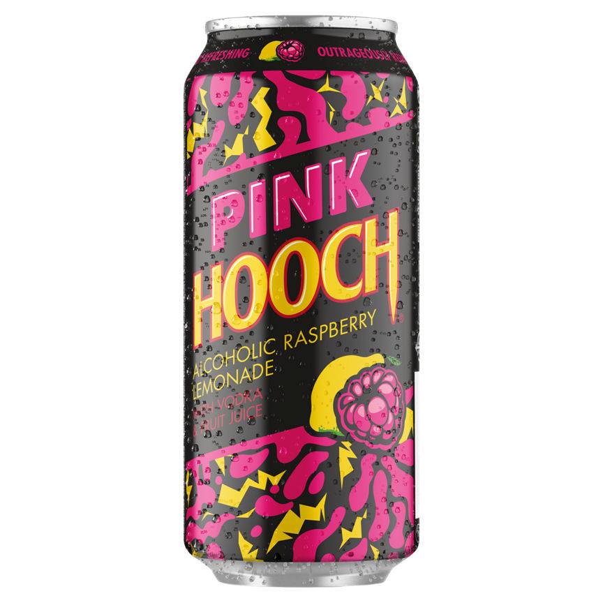 Hooch Raspberry, Pink Alcoholic Lemonade (440ml)