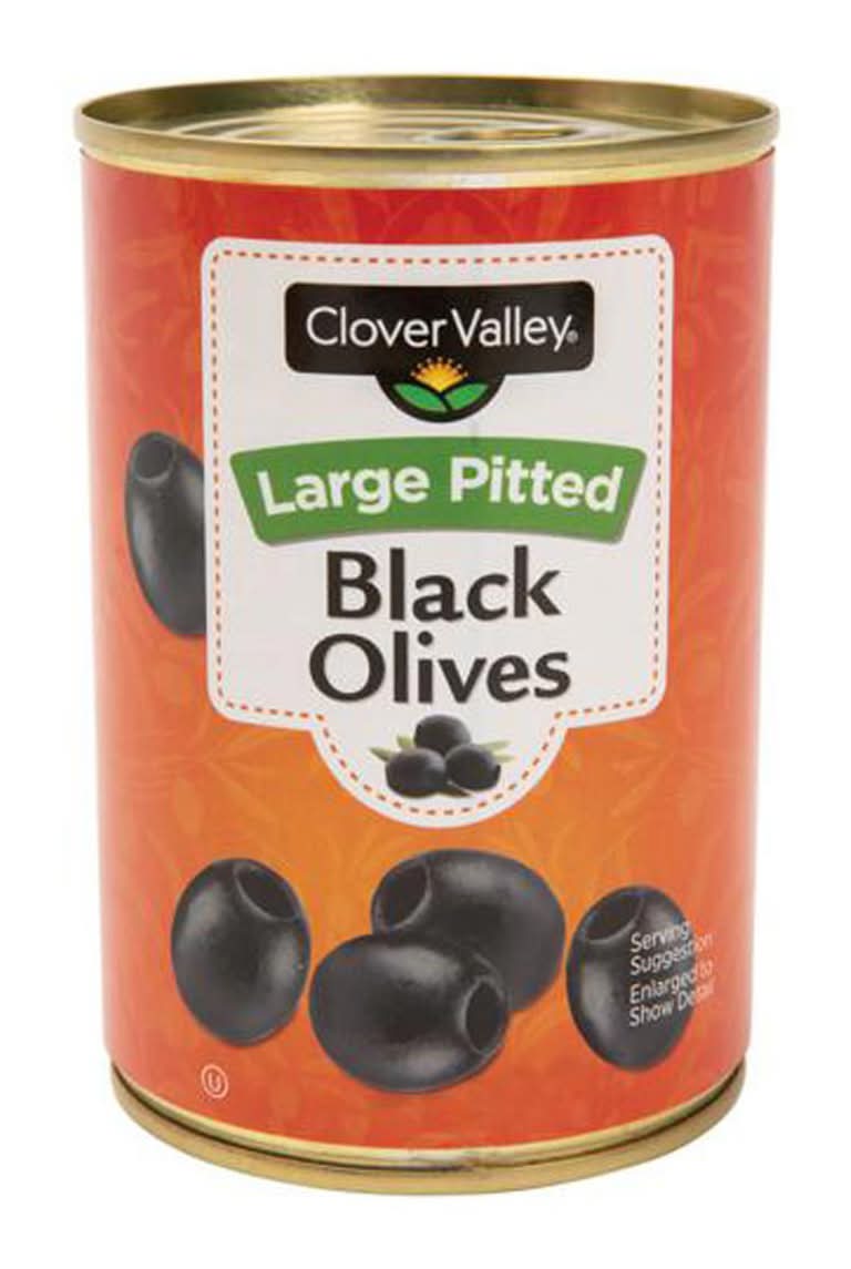 Clover Valley Large Pitted Black Olives 6 Oz