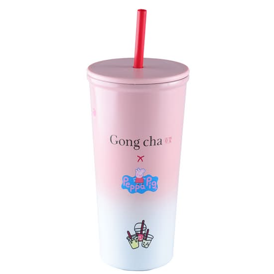 Pink Peppa Pig Steel Tumbler