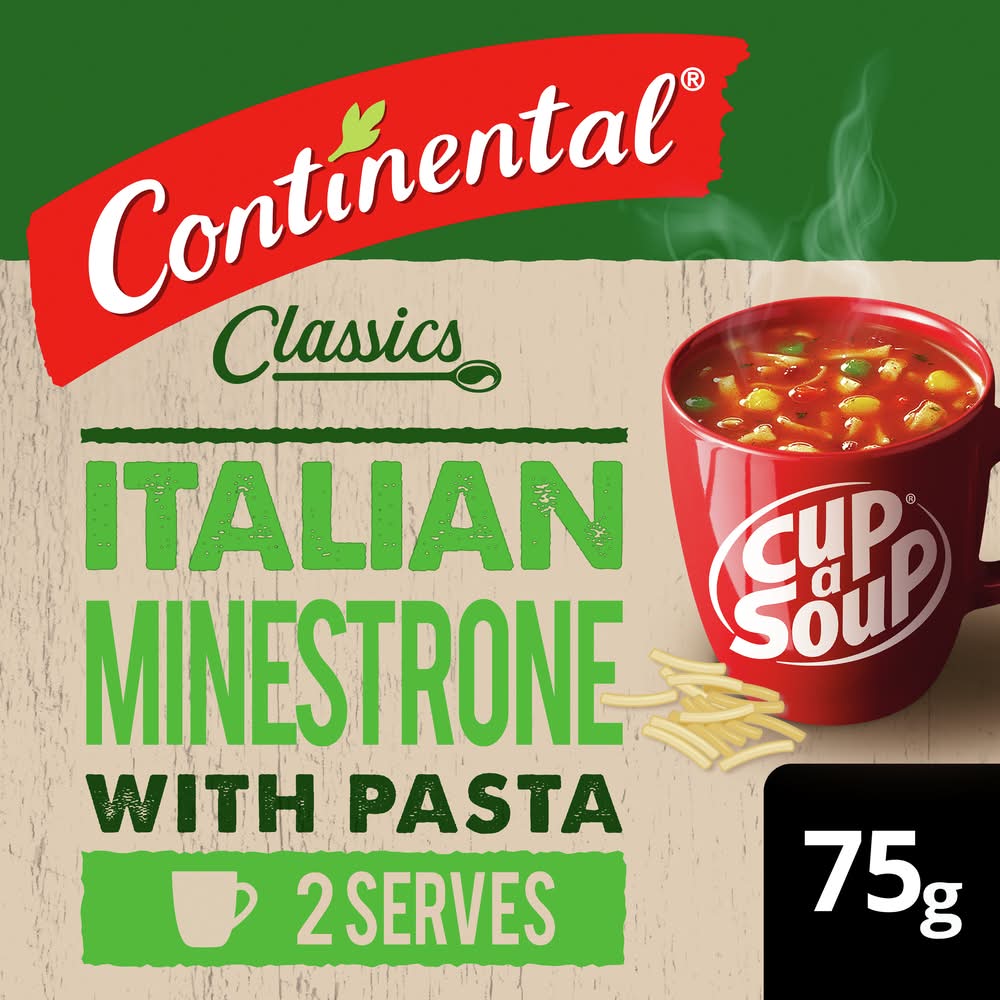 Continental Cup a Soup Classic Italian Minestrone With Pasta (75g)