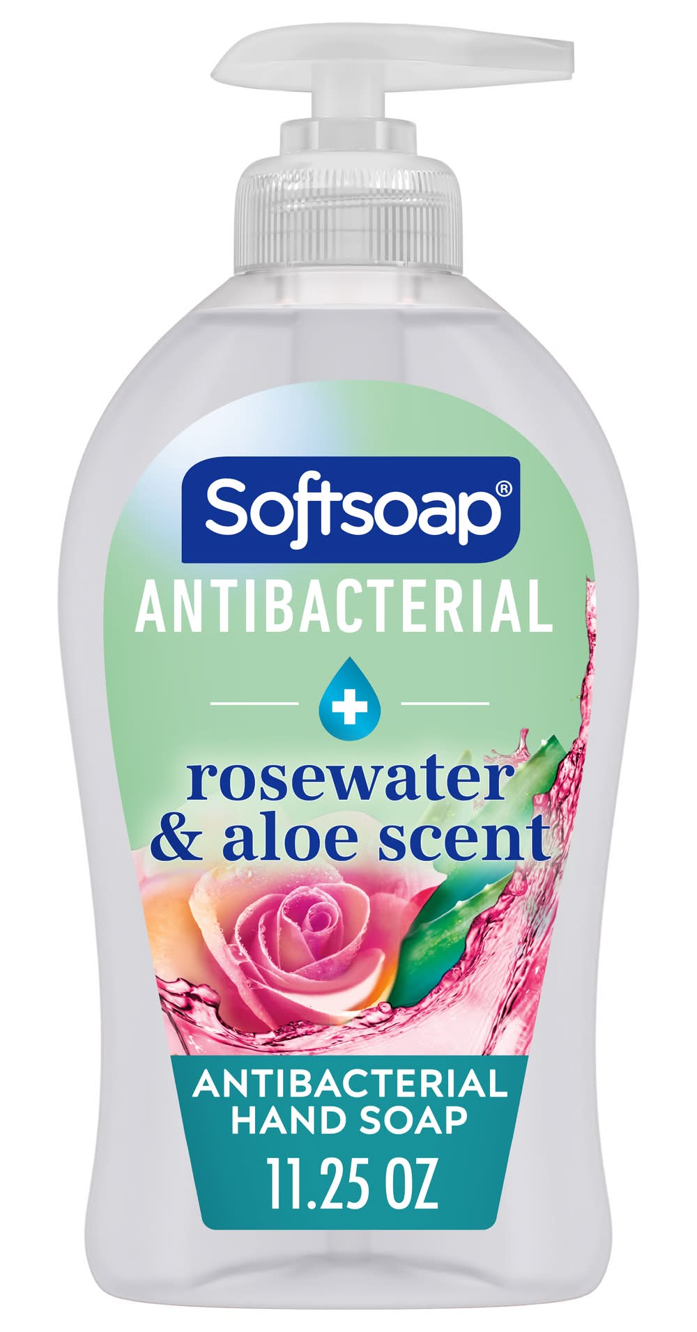 Softsoap Antibacterial + Sensitive Rose Water & Aloe Scent Hand Soap (11.25 fl oz)