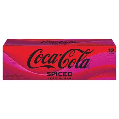 Coca-Cola Zero Sugar Soda (12 pack, 12 fl oz) (spiced)