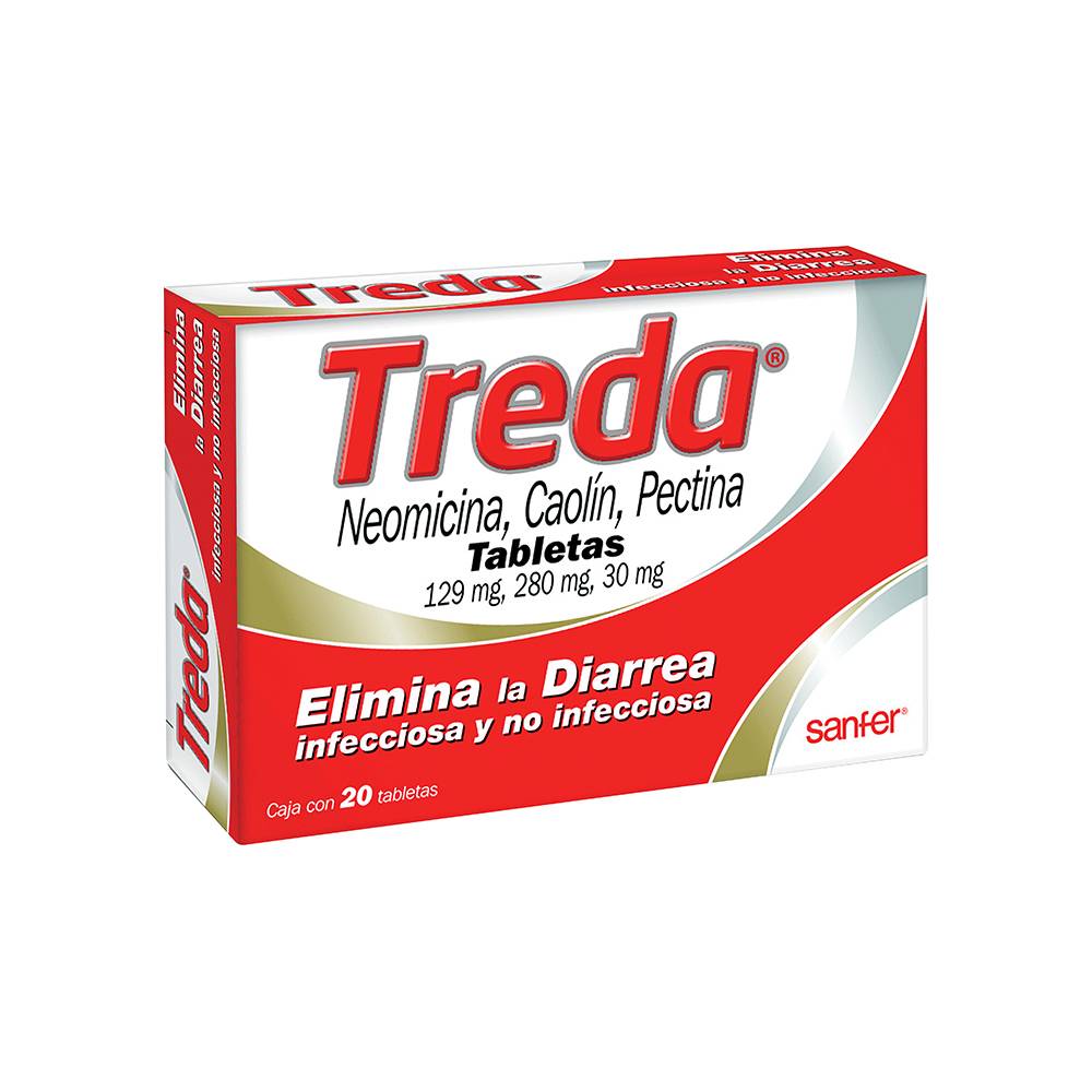 Sanfer treda tabletas 129 mg / 280 mg / 30 mg (20 un)