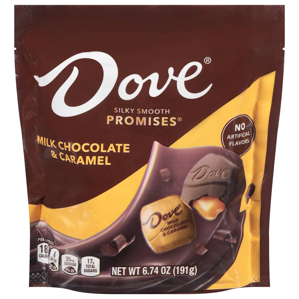 Dove Promises Caramel & Milk Chocolate Candy Bag (6.74 fl oz)