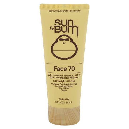 Sun Bum Premium Sunscreen Face Lotion Spf 70