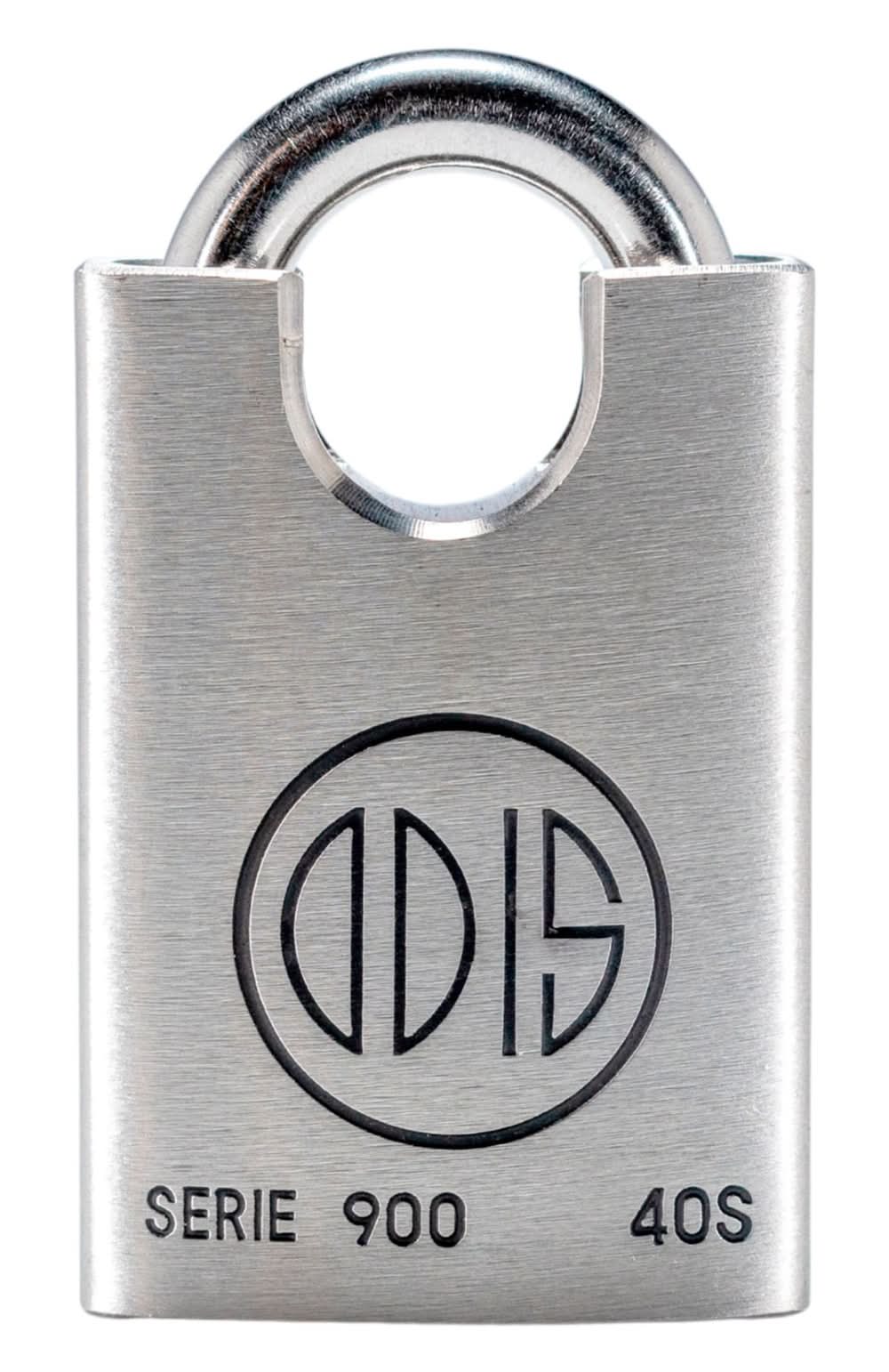 Odis · Candado alta seguridad exterior acero con hombros 940 40mm (400 g)