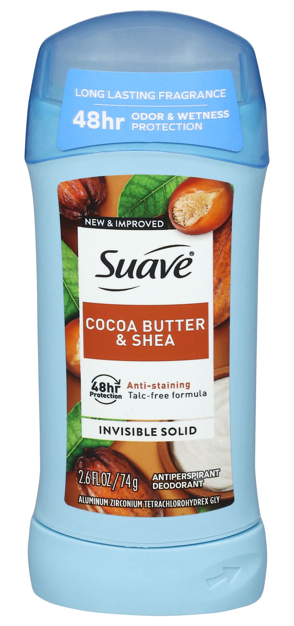 Suave Antiperspirant Deodorant, Cocoa Butter-Shea (2.6 fl oz)