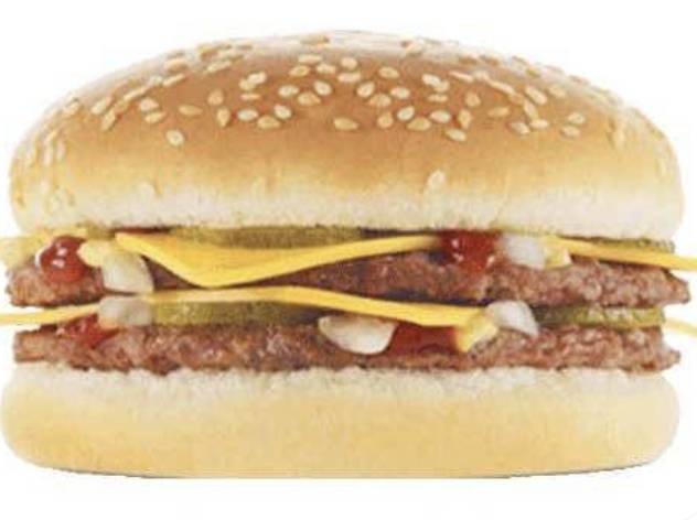 Double cheeseburger