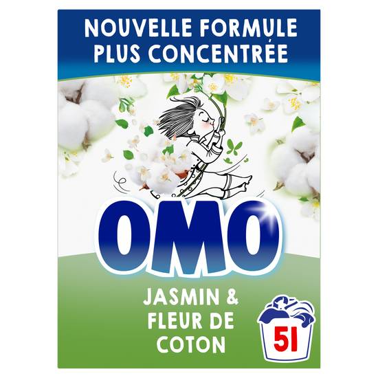 Livraison à domicile Omo Lessive liquide Jasmin & Coton, 1,8L